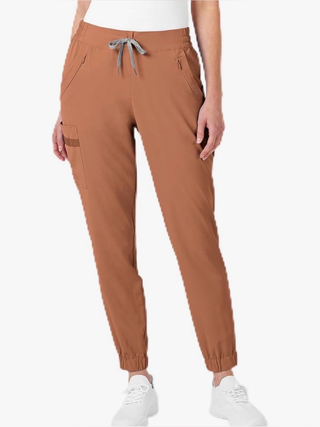 Wonder Wink Womens Scrub Pants Elastic Waist Style 5234 Clay Size 2x
